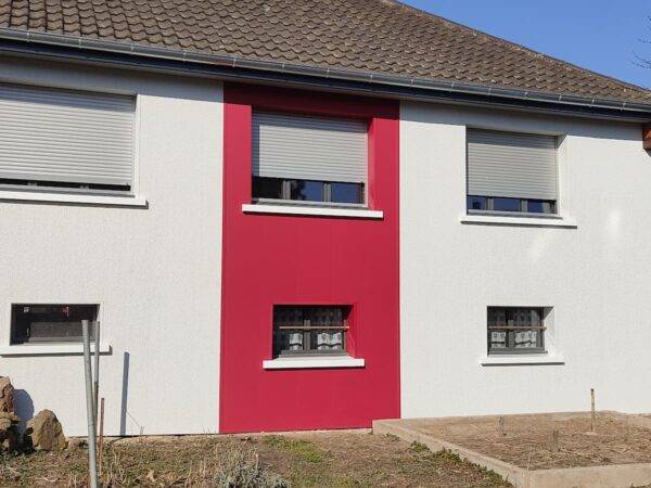 Pose de bardage aluminium en panneau UNISO dans le Haut-Rhin, le Bas-Rhin et le Territoire de Belfort Guebwiller 3