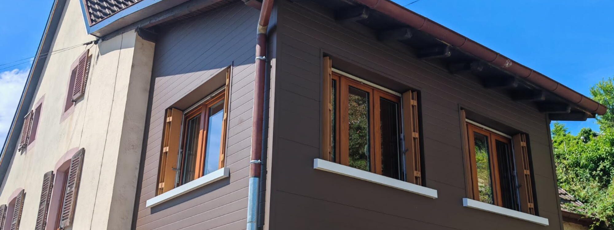 TRIEMBACH AU BAL APRES LE FACADIER 2000X750 | Le Façadier Alsace Travaux de bardage : quels matériaux écologiques privilégier pour une maison durable ? Mulhouse